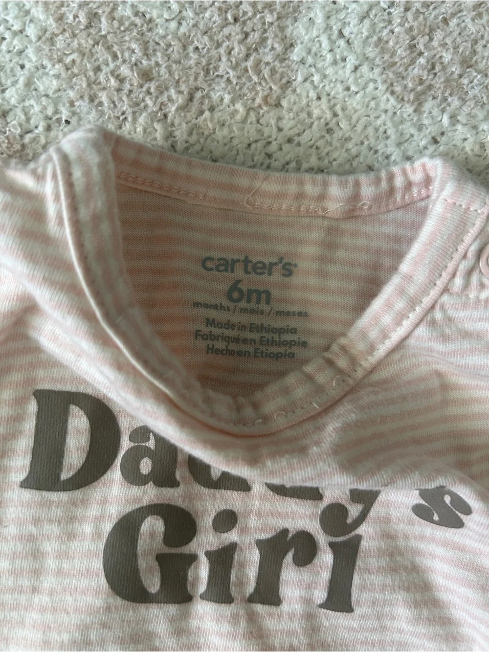 Carter's Light Pink Stripe 